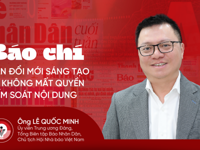 Báo chí cần đổi mới sáng tạo để không mất quyền kiểm soát nội dung