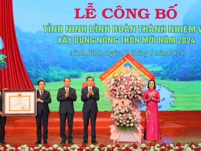 Ninh Bình hoàn thành xây dựng nông thôn mới, kiến tạo bước tiến mới