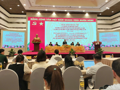 Nền tảng pháp lý vững chắc cho tổ chức chính quyền địa phương 2 cấp lần đầu tiên ở Việt Nam