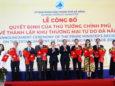Lễ công bố Quyết định thành lập Khu thương mại tự do Đà Nẵng 