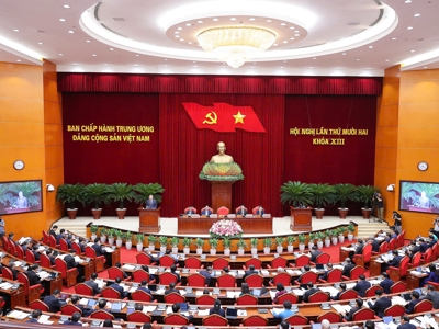 Khai mạc Hội nghị lần thứ mười hai Ban Chấp hành Trung ương Đảng Khóa XIII
