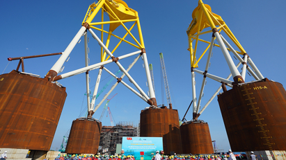 Hoàn thành 33 chân đế điện gió xuất khẩu - Dấu ấn chào mừng Đại hội Đảng bộ Petrovietnam lần thứ 4