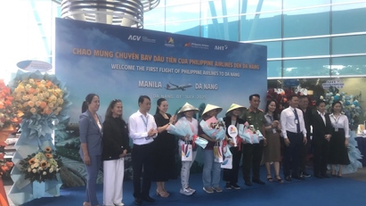 Lần đầu tiên Hãng hàng không Quốc gia Philippine Airlines mở đường bay đến Đà Nẵng
