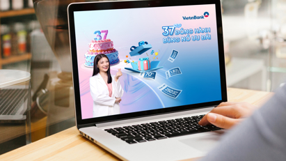 “37 năm đồng hành - Bùng nổ ưu đãi” cùng VietinBank
