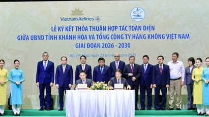 Vietnam Airlines và tỉnh Khánh Hòa: Hợp tác toàn diện, nâng tầm điểm đến quốc tế giai đoạn 2026 - 2030