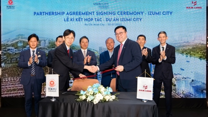Nam Long hợp tác với Tokyu Corporation triển khai dự án Izumi City