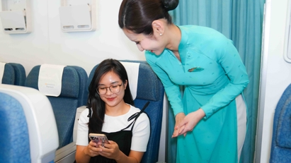 Vietnam Airlines thử nghiệm dịch vụ Internet trên chuyến bay