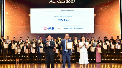 Giải pháp eKYC của MB giành giải thưởng “Sao Khuê 2021”