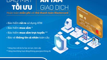Thẻ Sacombank Mastercard ra mắt tính năng bảo hiểm mới