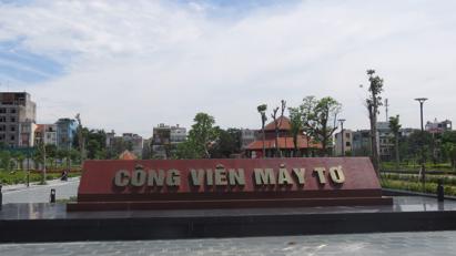 Khắc phục sự cố thi công Công viên Máy Tơ - Hải Phòng trước khi chính thức bàn giao cho thành phố