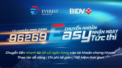 EVS hỗ trợ chuyển tiền nhanh từ tất cả các ngân hàng