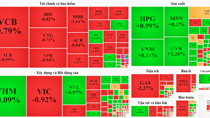 Blue-chips tiếp tục “bệt”, hàng đầu cơ rực rỡ
