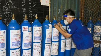 Bộ Công Thương: Ưu tiên cung ứng tối đa ôxy cho mục đích y tế