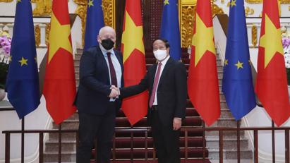 Phó Thủ tướng Lê Văn Thành đề nghị EU sớm gỡ bỏ thẻ vàng IUU với Việt Nam