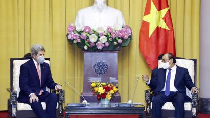 Chủ tịch nước: Ứng phó biến đổi khí hậu là lĩnh vực hợp tác chiến lược Việt - Mỹ