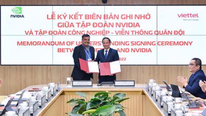 Viettel & NVIDIA sign MoU on AI