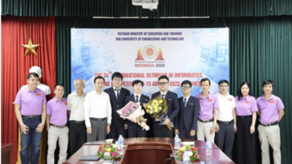 Việt Nam: 100% thí sinh dự thi Olympic Tin học quốc tế năm 2022 đều đoạt huy chương