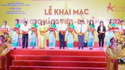 Hội chợ hàng Việt - Đà Nẵng 2022 thu hút đông đảo doanh nghiệp tham gia