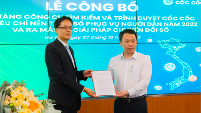 Bộ Thông tin và Truyền thông công bố Cốc Cốc là nền tảng số phục vụ người dân