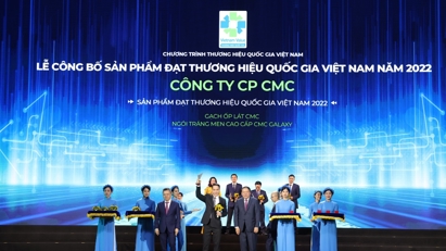 Công ty Cổ phần CMC vinh dự đón nhận danh hiệu Thương hiệu Quốc gia 2022