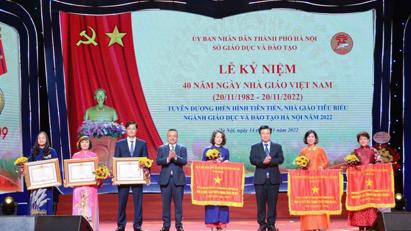 Tuyên dương các điểu hình tiên tiến, nhà giáo mẫu mực của Thủ đô năm 2022
