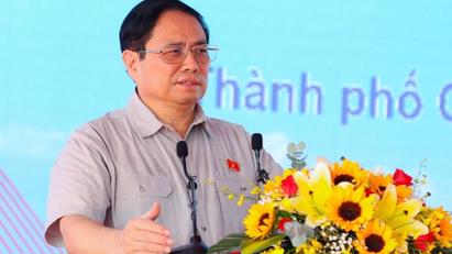 Thủ tướng Phạm Minh Chính dự lễ khởi công dự án tạo động lực phát triển mới cho Cần Thơ