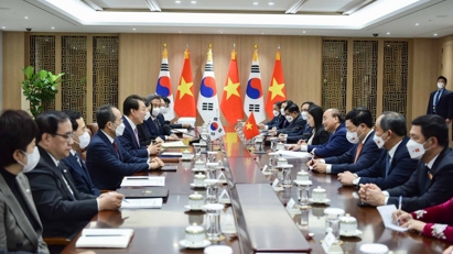 Chủ tịch nước: Việt Nam - Hàn Quốc nâng cấp quan hệ lên "Đối tác chiến lược toàn diện", hướng về tương lai tươi sáng