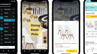 Amazon “học hỏi” TikTok để bán hàng trên nền tảng video