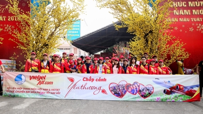 Vietjet có hai chuyến bay miễn phí đưa công nhân về quê ăn Tết