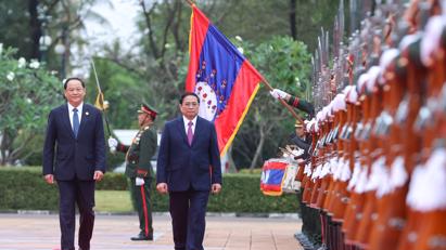 Chuyến thăm của Thủ tướng Phạm Minh Chính tạo xung lực mới cho quan hệ đặc biệt Việt Nam - Lào