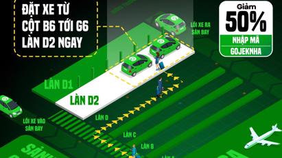 Gojek triển khai GoCar tại sân bay Tân Sơn Nhất, người dùng hưởng lợi những gì?