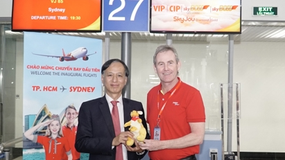 Toàn quyền Úc chúc mừng các đường bay thẳng của Vietjet đến Melbourne, Sydney, Brisbane