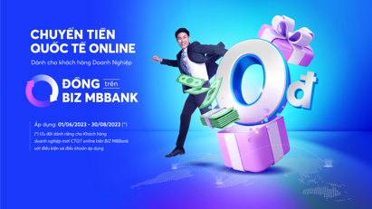 MB trợ lực cho doanh nghiệp nhập khẩu với ưu đãi chuyển tiền quốc tế online 0 đồng trên BIZ MBBank