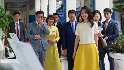 Phu nhân Tổng thống Hàn Quốc dự sự kiện giới thiệu chương trình CSR tiêu biểu của Samsung toàn cầu