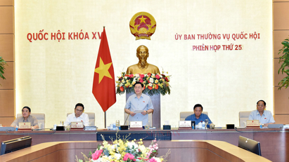 Khai mạc Phiên họp thứ 25 Ủy ban Thường vụ Quốc hội