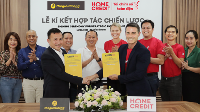 Home Credit Vietnam & The Gioi Di Dong strengthen partnership