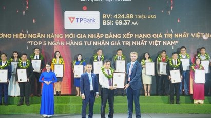 Dẫn đầu chuyển đổi số, thương hiệu TPBank vươn tầm Top 5 ngân hàng tư nhân Việt Nam