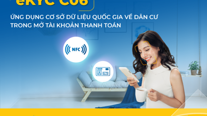 PVcomBank là ngân hàng đầu tiên ứng dụng thành công căn cước công dân gắn chip vào mở tài khoản bằng eKYC