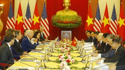 Party leader holds talks with US President