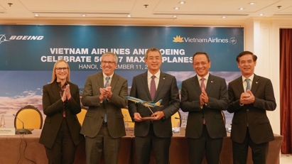 Vietnam Airlines ký hợp đồng mua 50 máy bay Boeing 737 Max, trị giá 10 tỷ USD