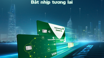Vietcombank Chip contactless - Chìa khóa mở ra sự tiện lợi trong xu hướng sống số