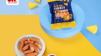 Xúc xích cao cấp Phô mai cheesy lọt top hàng Việt Nam được người tiêu dùng yêu thích