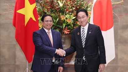 Prime Minister holds talks with his Japanese counterpart
