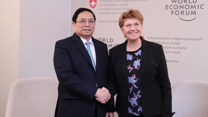 PM meets Swiss President on sidelines of WEF-54