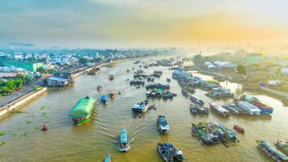 Đồng bằng sông Cửu long "hút" gần 45 triệu khách, thu hơn 45.700 tỷ