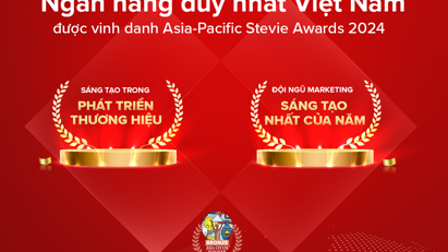 Techcombank được vinh danh 2 giải thưởng về đổi mới sáng tạo lĩnh vực thương hiệu và tiếp thị