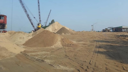 Lack of materials for expressway construction