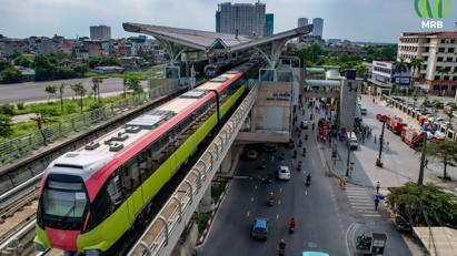 Đoạn trên cao metro Nhổn - ga Hà Nội nước rút về đích ngay trong tháng 7