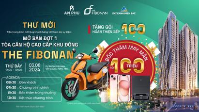 Giới đầu tư Hà Thành săn đón căn hộ cao cấp The Fibonan trước ngày mở bán chính thức