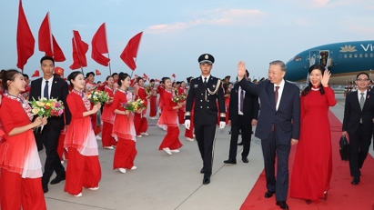 Party leader starts State visit to China